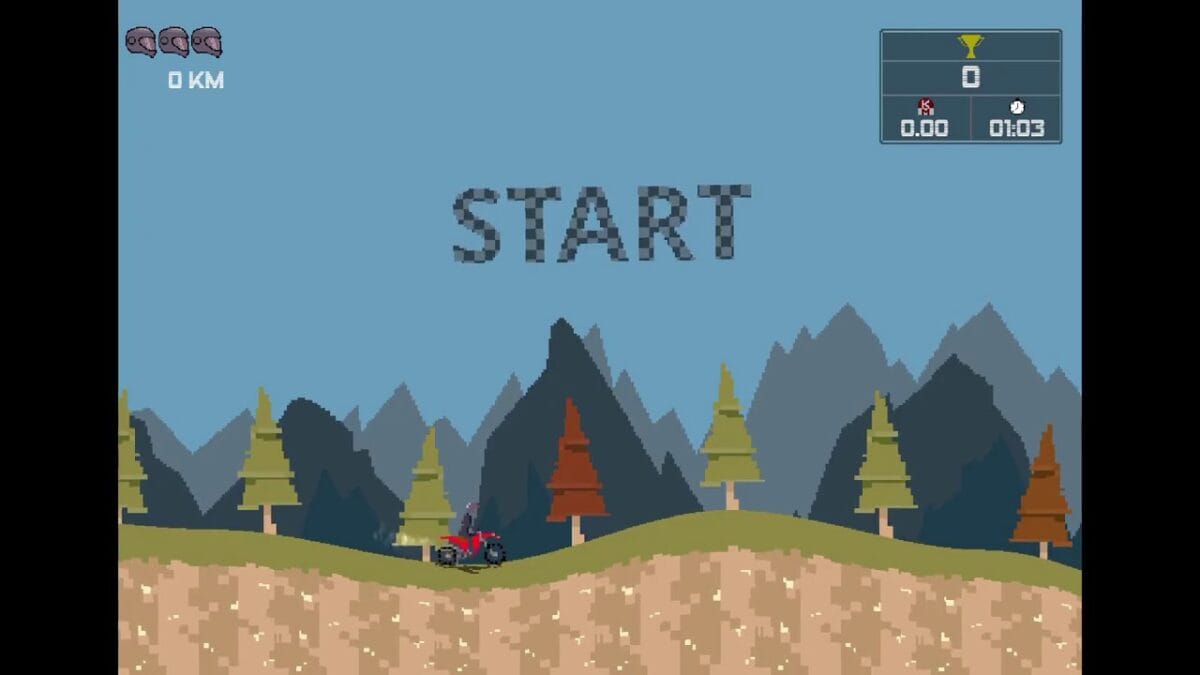 Infinite Dirt Bike game for school online