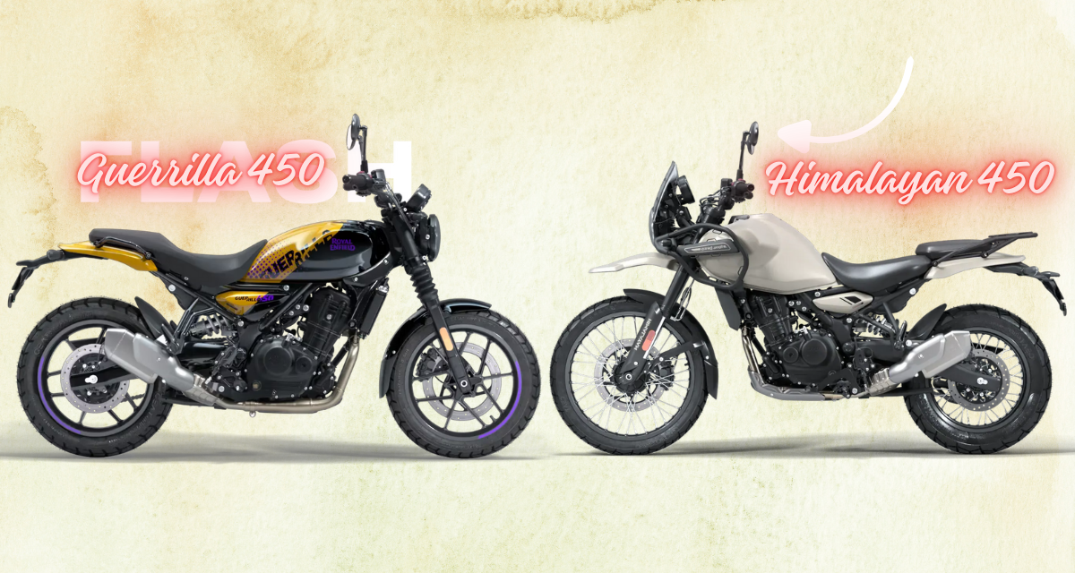 Royal Enfield Guerrilla 450 vs. Himalayan 450