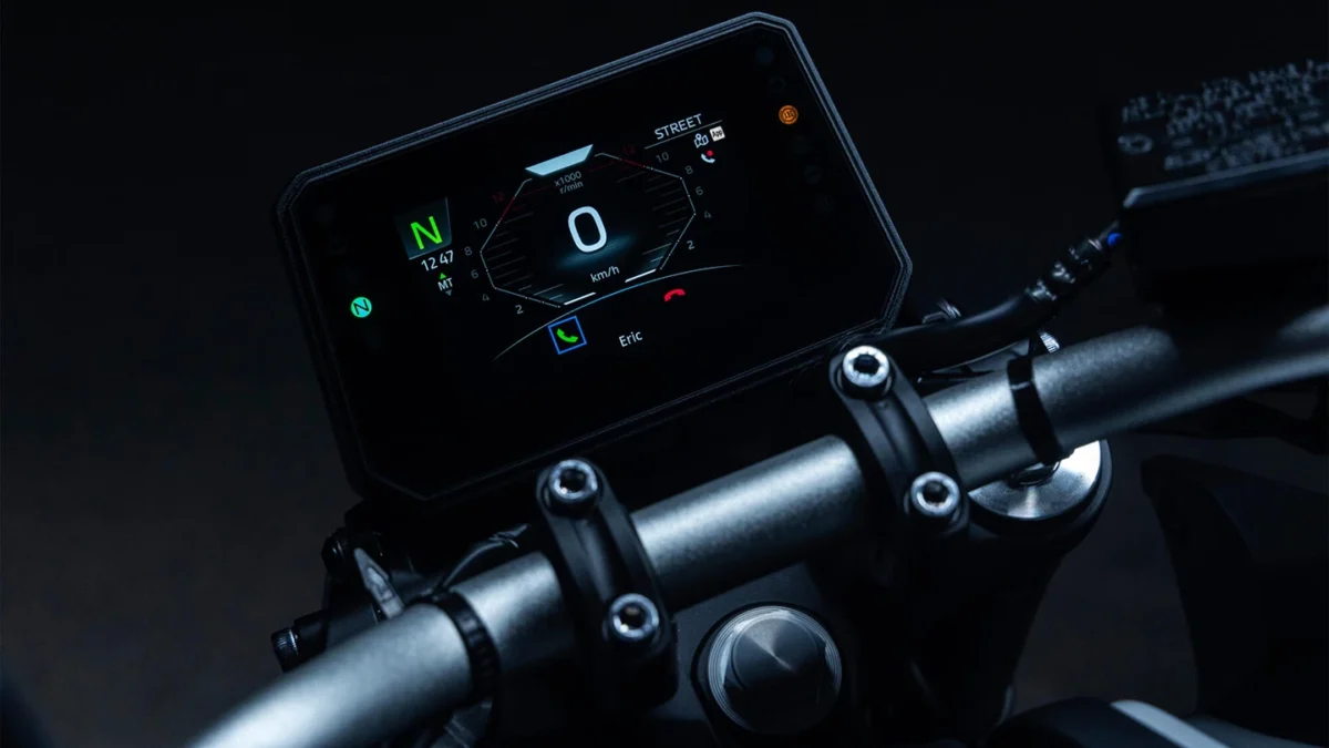 2025 yamaha mt07 tft console