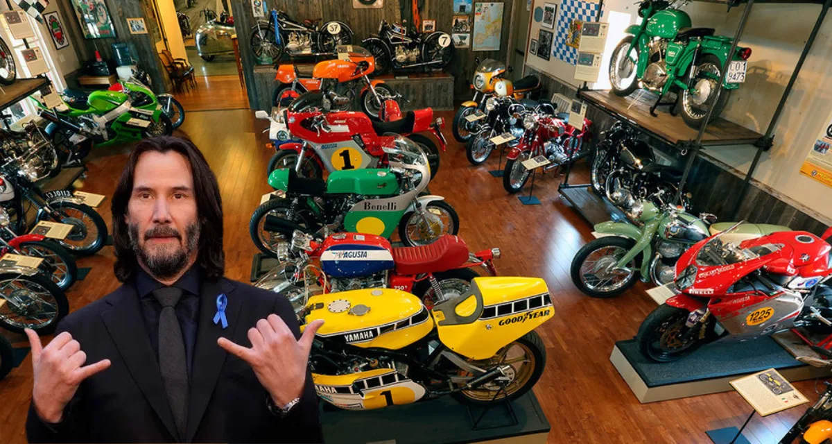 Inside Keanu Reeves $500K Motorcycle Collection