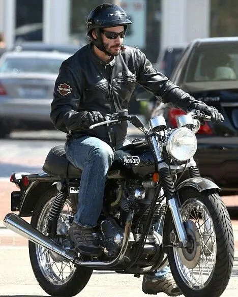 Keanu Reeves Riding Norton Motorcycles