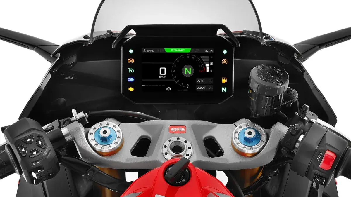 2025 Aprilia RS660 Instrument console