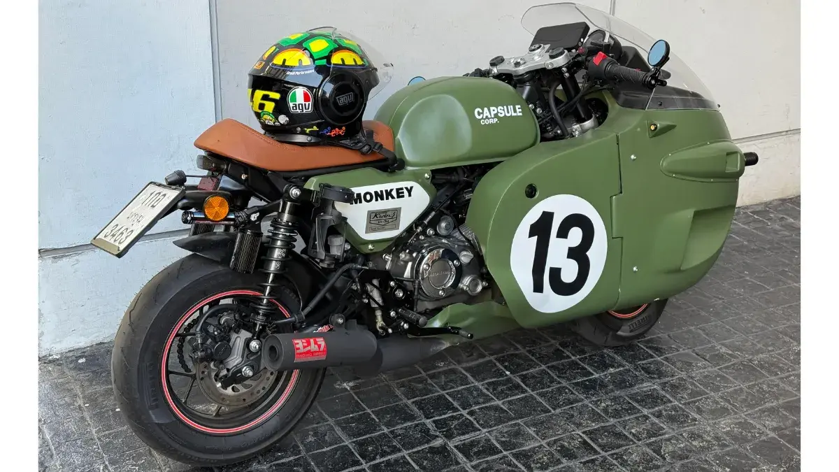 Bulma’s iconic Variable No. 19 Honda Monkey