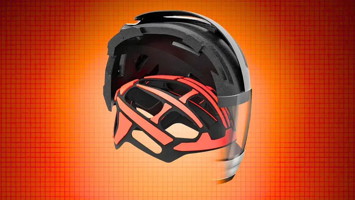 D3O Motorcycle Helmet Hardens Upon Every Impact