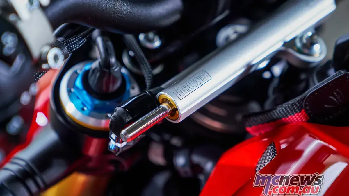 Ducati's Panigale V4 S Ohlins damper