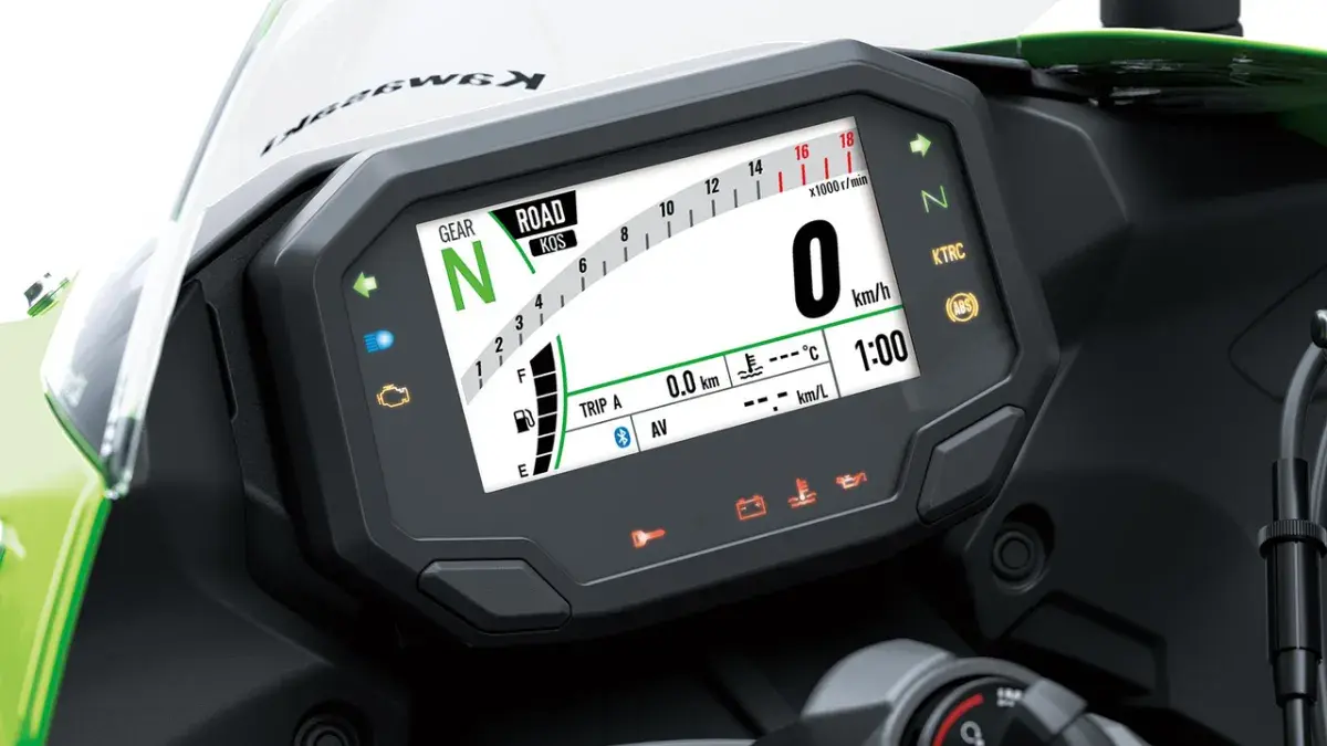 Kawasaki ZX-6R Instrument console