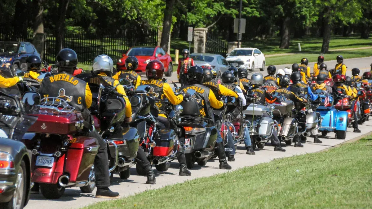 Buffalo Soldiers Motorcycle Club Rides