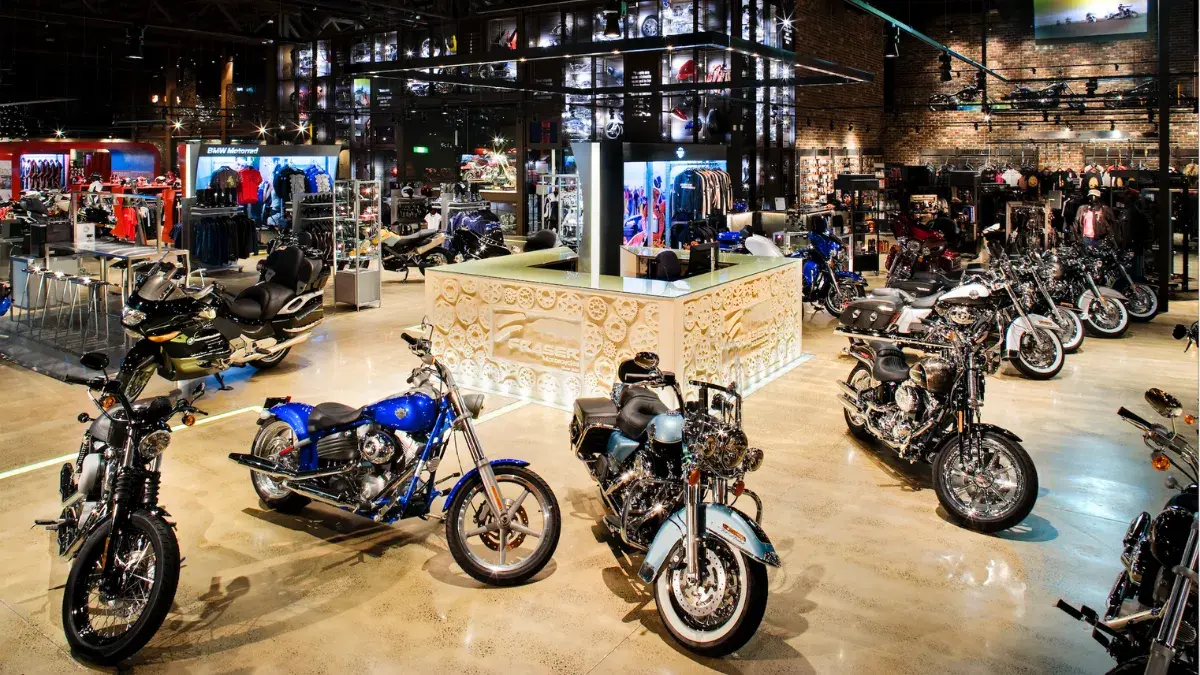 Buy Here Pay Here Motorcycles Showroom