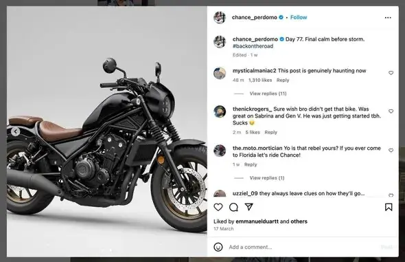 Chance Perdomo’s last post