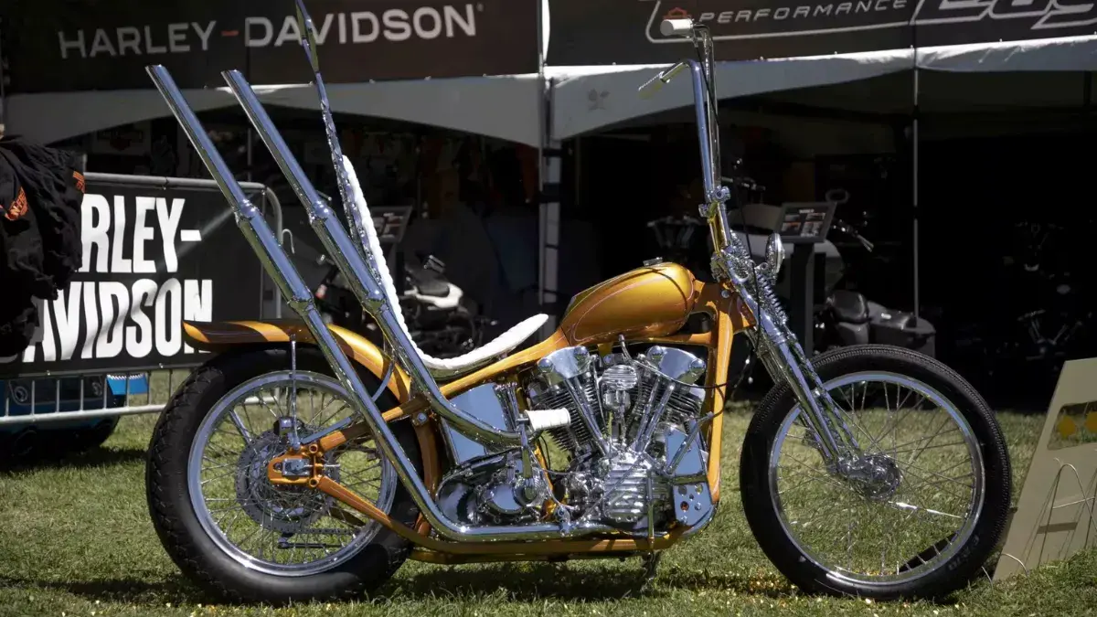 Custom Harley at Born Free Motorcycle Event