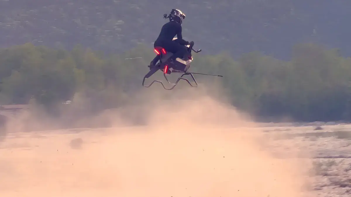 Volonaut Flying Motorcycle Weighs under 100 lbs