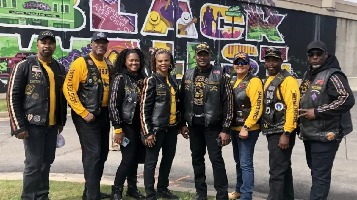 Women are Full Patched Members on Buffalo Soldiers MC
