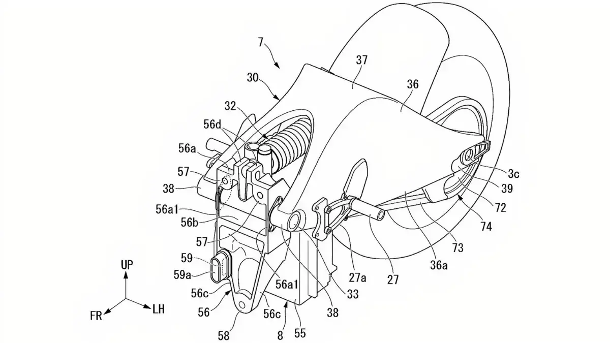 Electric FireBlade Modular Powertrain and Swingarm Assembly