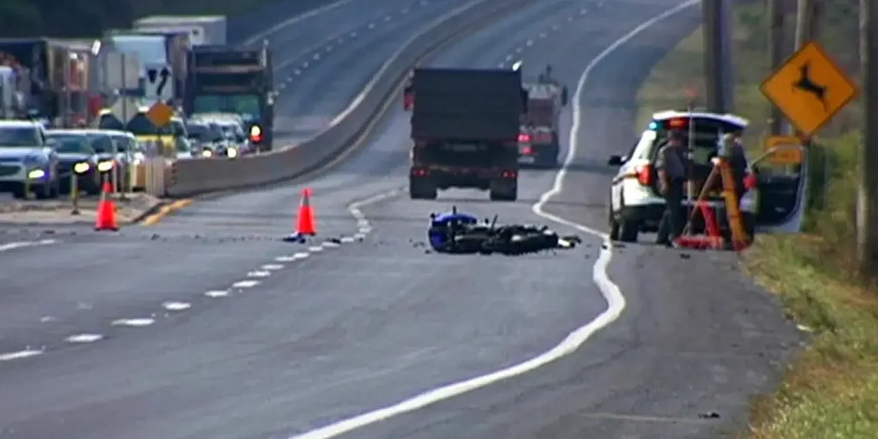 Hunt for White Tesla After Tragic Motorcycle Accident Lynchburg VA