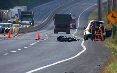 Hunt for White Tesla After Tragic Motorcycle Accident Lynchburg VA