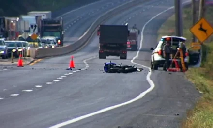 Hunt for White Tesla After Tragic Motorcycle Accident Lynchburg VA