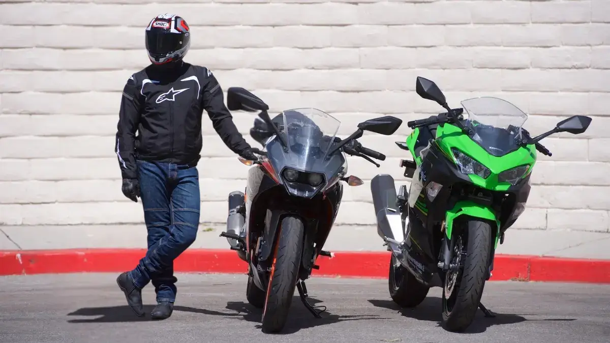 Kawasaki Ninja 400 and KTM RC