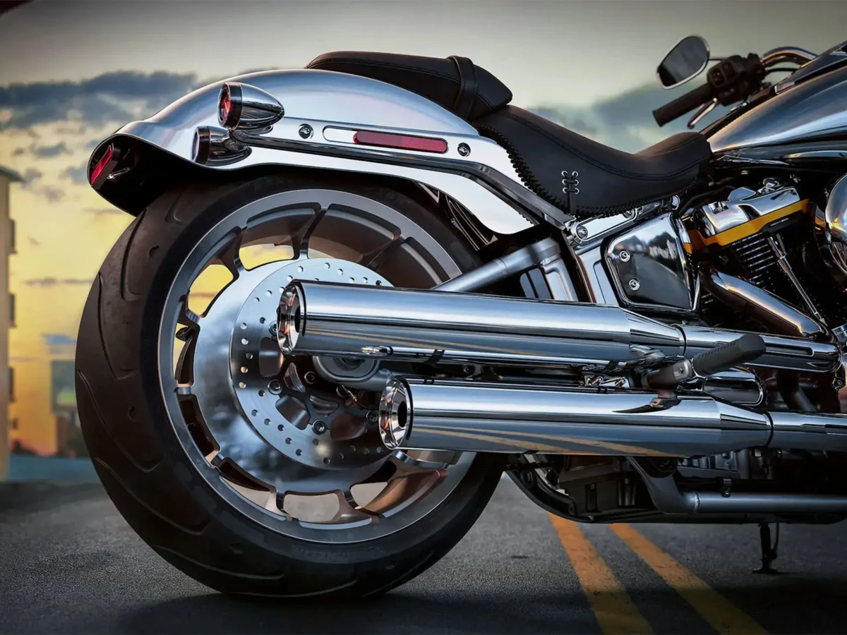 Rear End of fat boy gray ghost