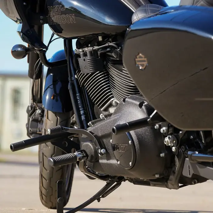 TC Bros. Crash Bar on harley softtail