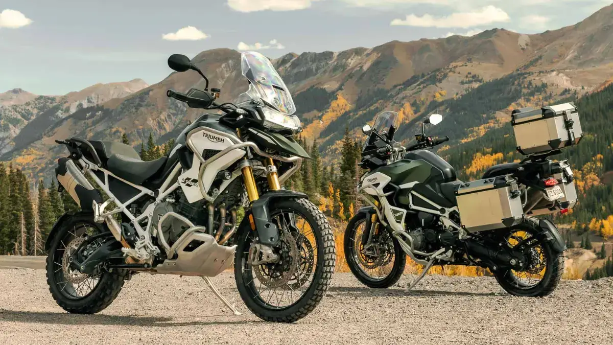 Triumph 1200 Rally Pro and Rally Explorer