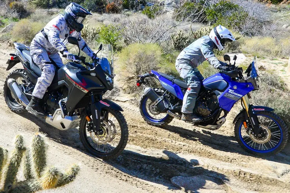 Yamaha Tenere 700 vs Honda Transalp 750