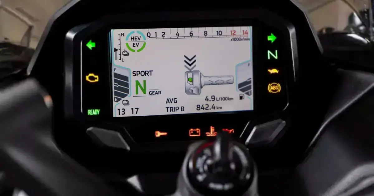 Kawasaki Ninja 7 Hybrid Speed Console