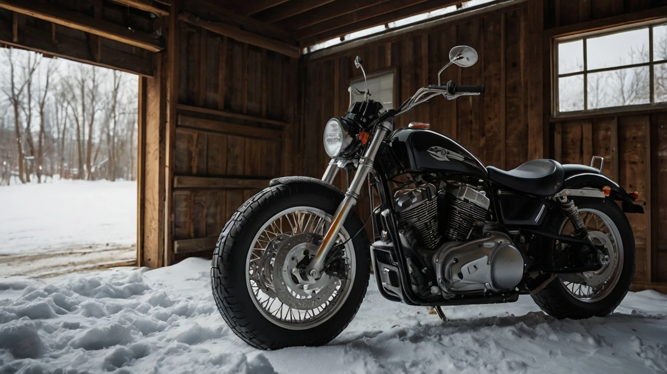 guide to motorcycle storage in winter