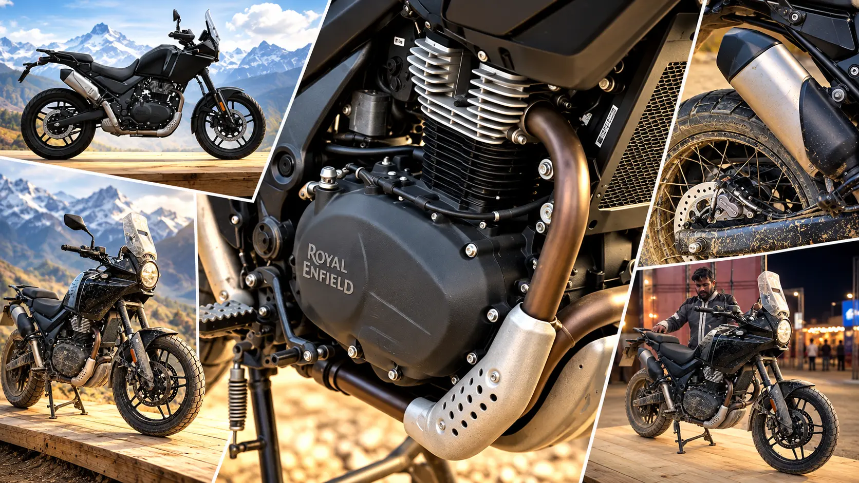 RE Himalayan 750 engine closeup